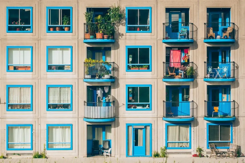 apartments, architecture, balconies, building